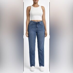 Kensie Vintage Luxe The Allie High Rise Slim Straight Jeans 2/26